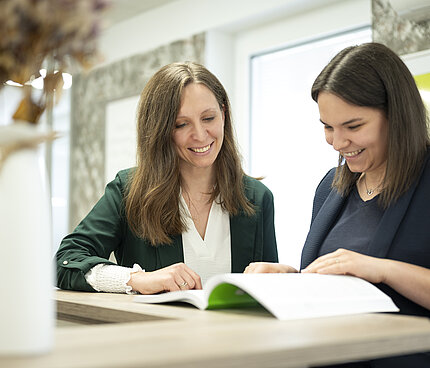 Foto einer Besprechung Steiner Steuerberatung